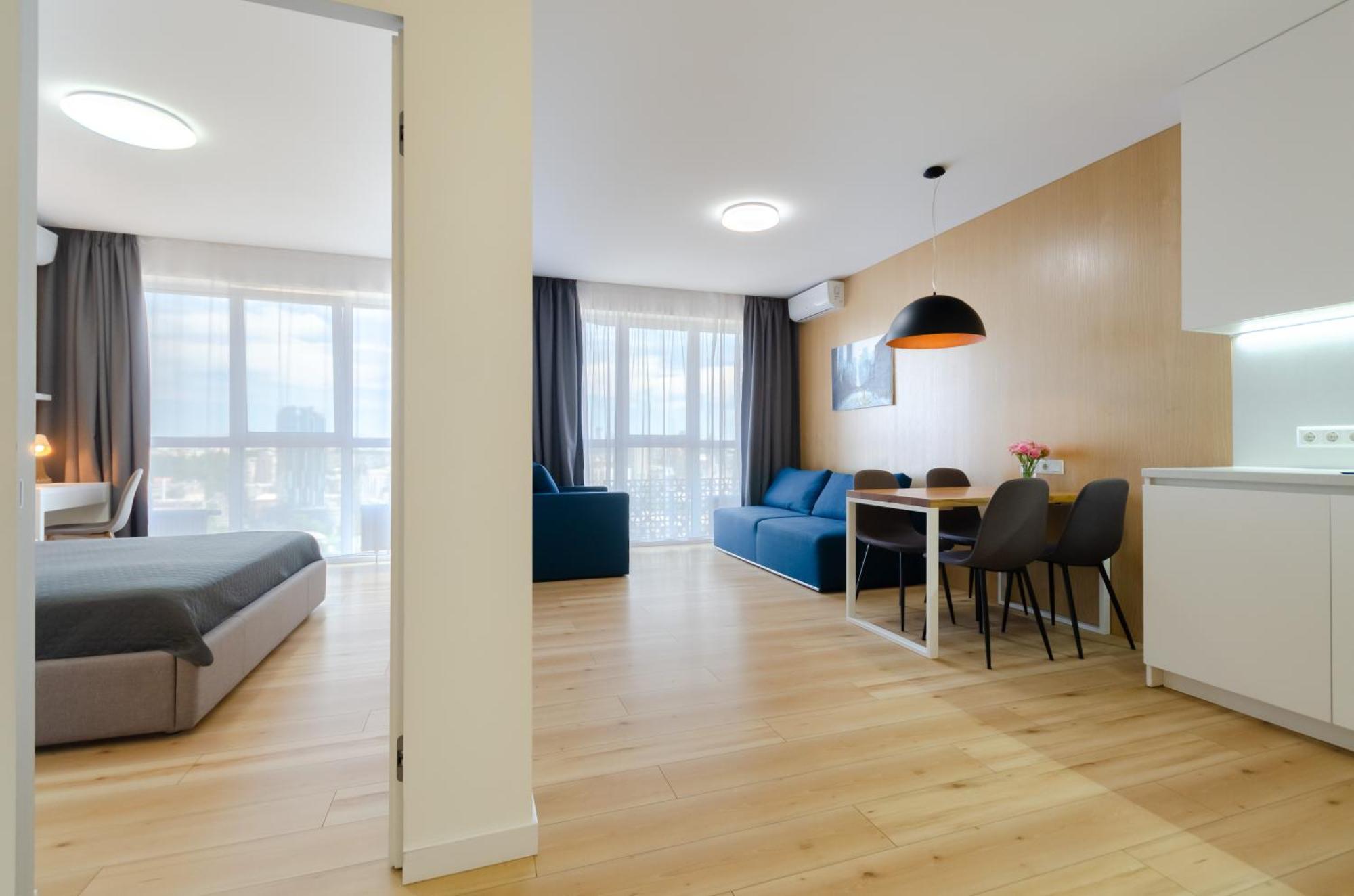 Petrovdom 205-206 Panoramic City View Apartments At Rc Kvartet, Central Railway Station Kiev Extérieur photo