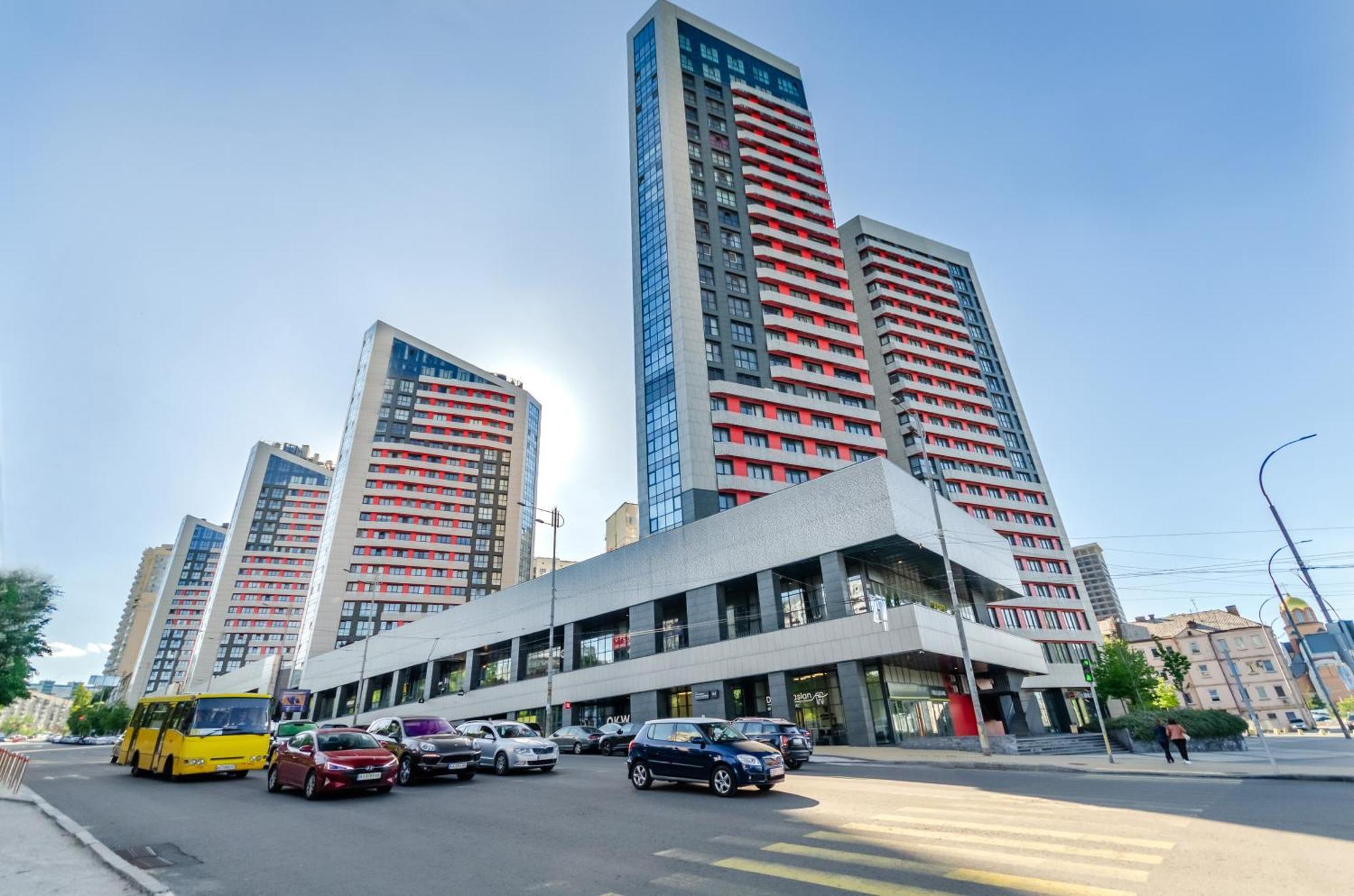 Petrovdom 205-206 Panoramic City View Apartments At Rc Kvartet, Central Railway Station Kiev Extérieur photo